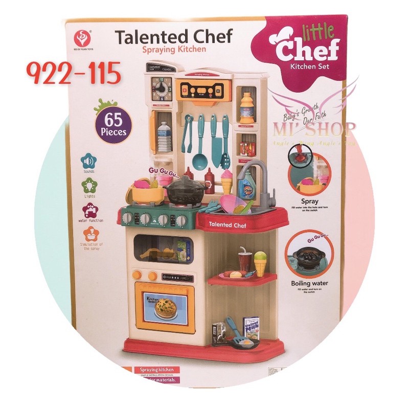 Có sẵn  Bộ Bếp 78cm Talented Chef 65pcs 928-35 / 922-115  To &amp; Đẹp