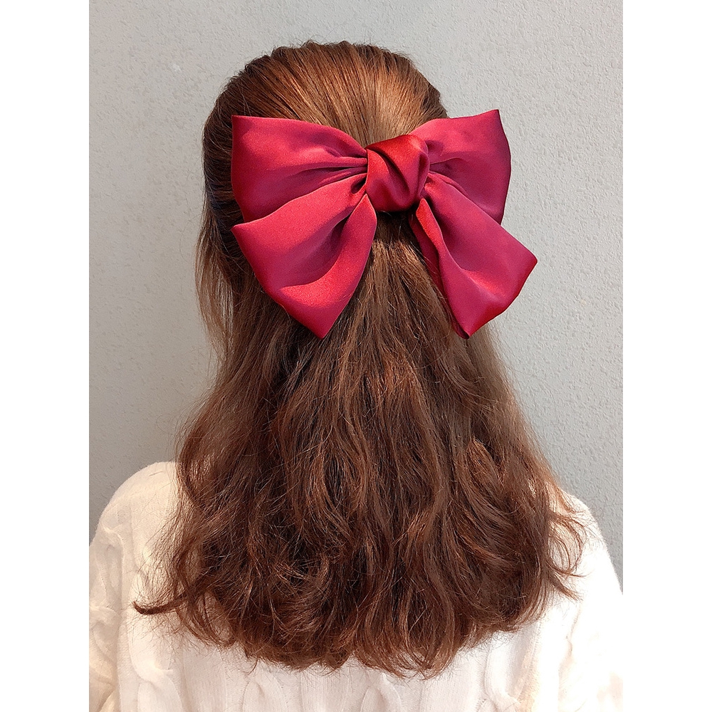 [Mã FASHIONCB232 hoàn tối đa 15K xu đơn 50K] Korean fashion big bowknot hairpin big sale carnival | BigBuy360 - bigbuy360.vn