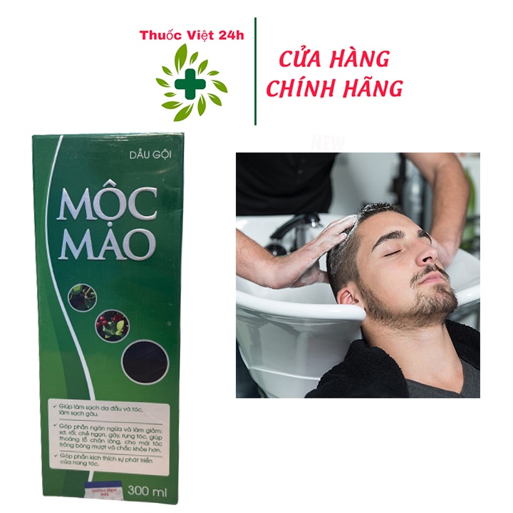 Dầu Gội Mộc Mao – Giúp Làm Sạch Da Đầu - Hộp 300ml - ThuocViet24h