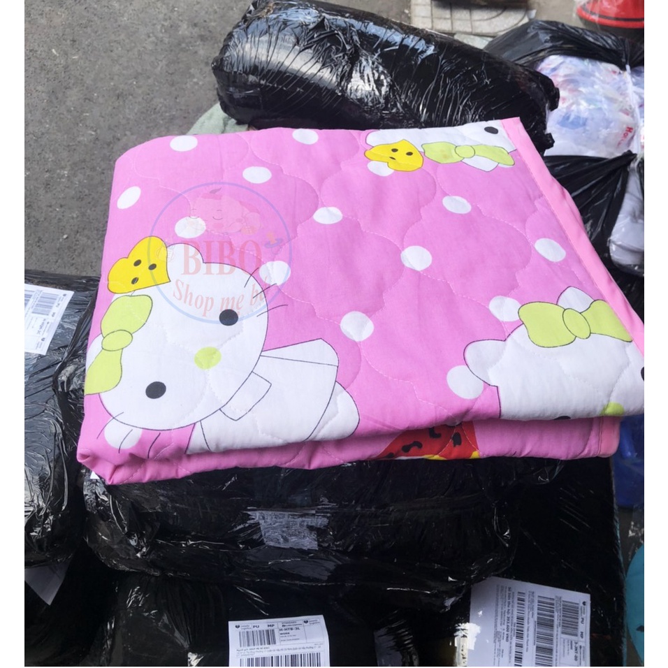 Chăn mền trần bông cho em bé vải Cotton Thắng Lợi họa tiết hoạt hình trẻ em