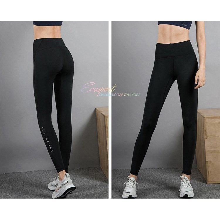 Quần Dài Tập Gym Yoga Aerobic Nữ Legging Lưng Cao Cap Cao Ôm Dáng Tôn Mông