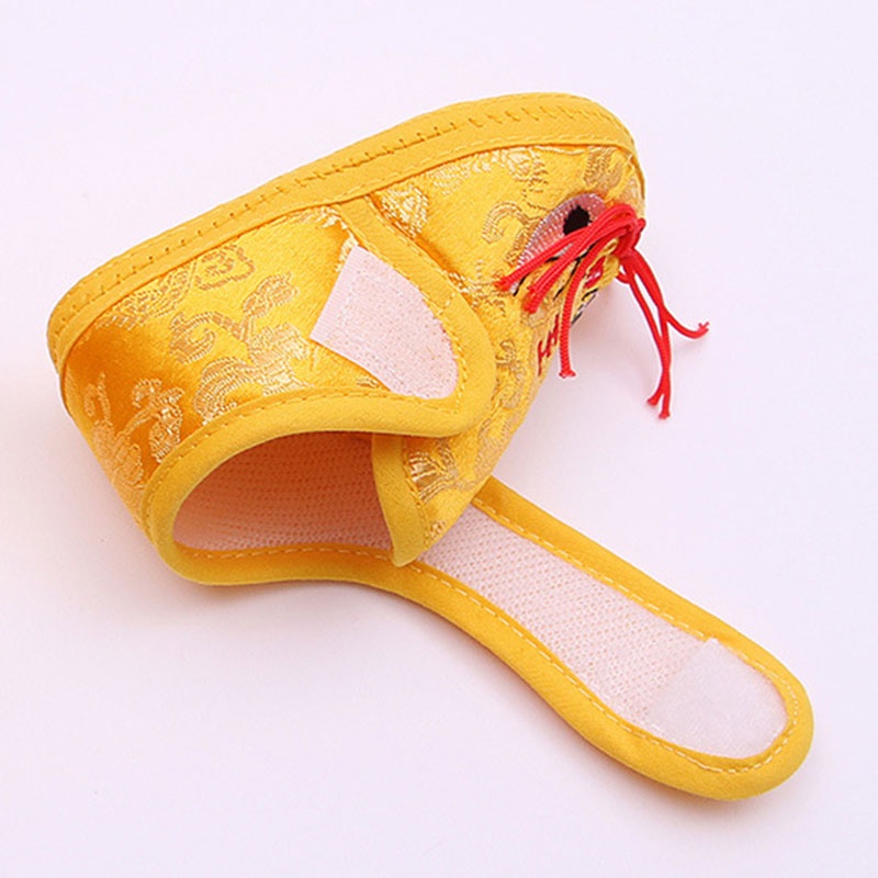 Giày cotton thêu hình hổ đế mềm thời trang cho bé sơ sinh
