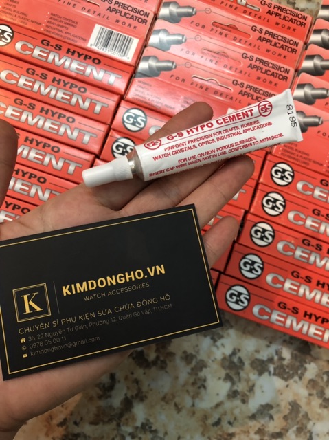 Keo chống nước và dán kính đồng hồ, gắn đá gắn trang sức G-S Hypo Cement GDA099 tiện lợi