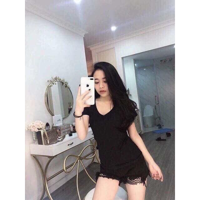 áo phông cổ tim có túi JULYSHOP  M94 | BigBuy360 - bigbuy360.vn