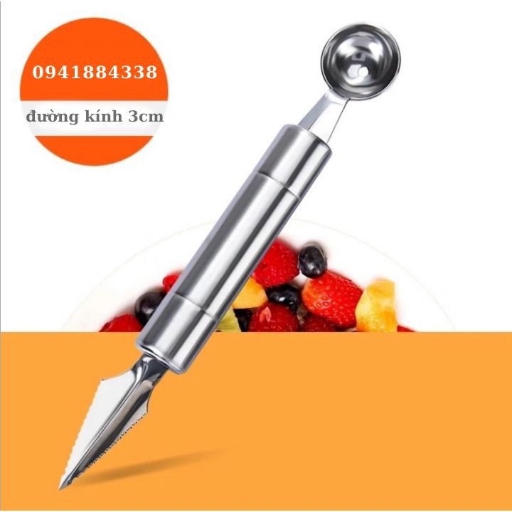 Đồ Tỉa Hoa Quả 2 Đầu Inox