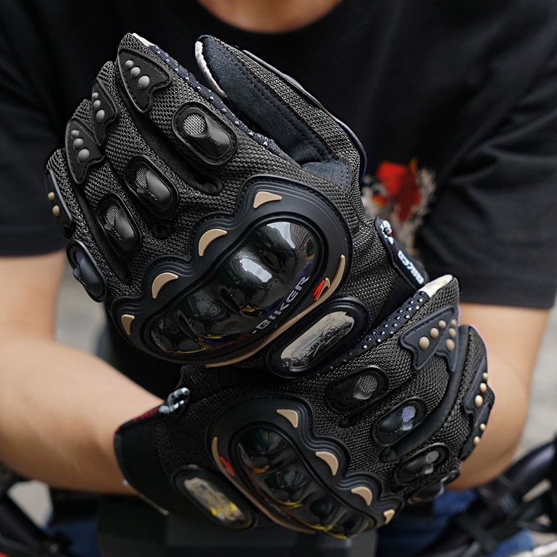 Găng tay xe máy full ngón găng tay đi phượt - găng tay dài ngón