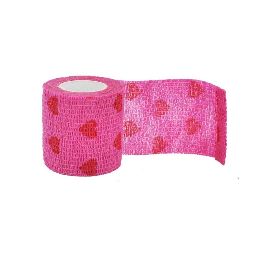 PISTA Băng Quấn Thể Thao Tự Dính In Họa Tiết Trái Tim