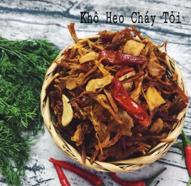 [FREESHIP] 500G KHÔ HEO CHÁY TỎI THƠM NGON