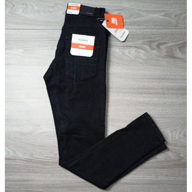 Quần Jean Nam Kéo & Gấu / Đen Và Không Gian Quần SKINNY