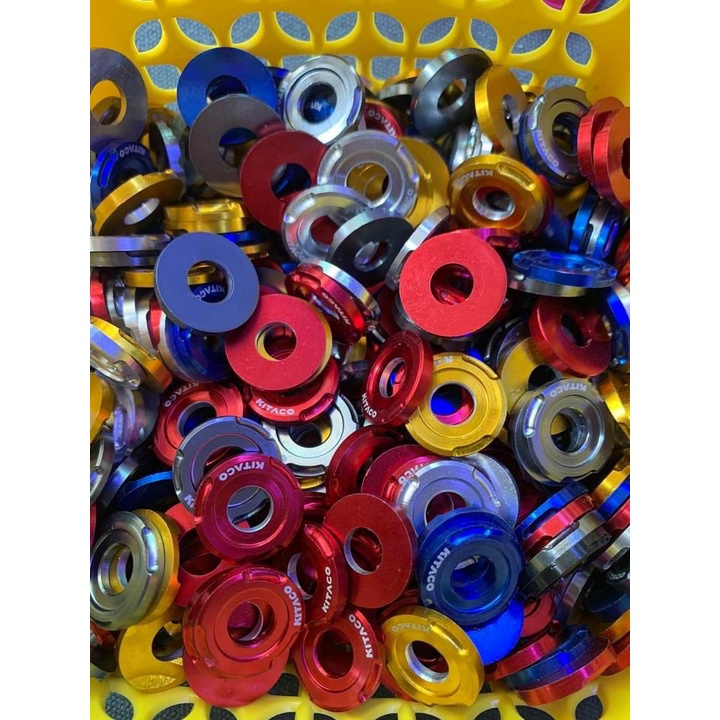 Lông Đền Nhôm CNC Kitaco 6li / 8li / 10li / 12li