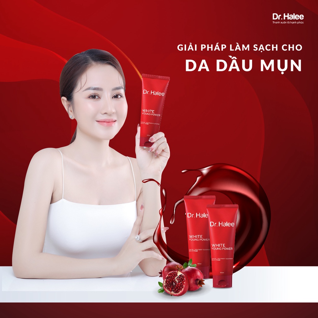 Sữa rửa mặt Dr.Halee Facial Treatment Cleanser 100ml sạch sâu dịu nhẹ cho da