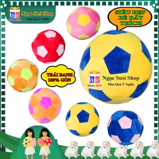 [LOẠI 1 CAO CẤP] THÚ BÔNG GỐI ÔM TRÁI BANH SIÊU MỀM MỊN NHIỀU MÀU CHO BÉ - GẤU BÔNG HÌNH TRÁI BANH