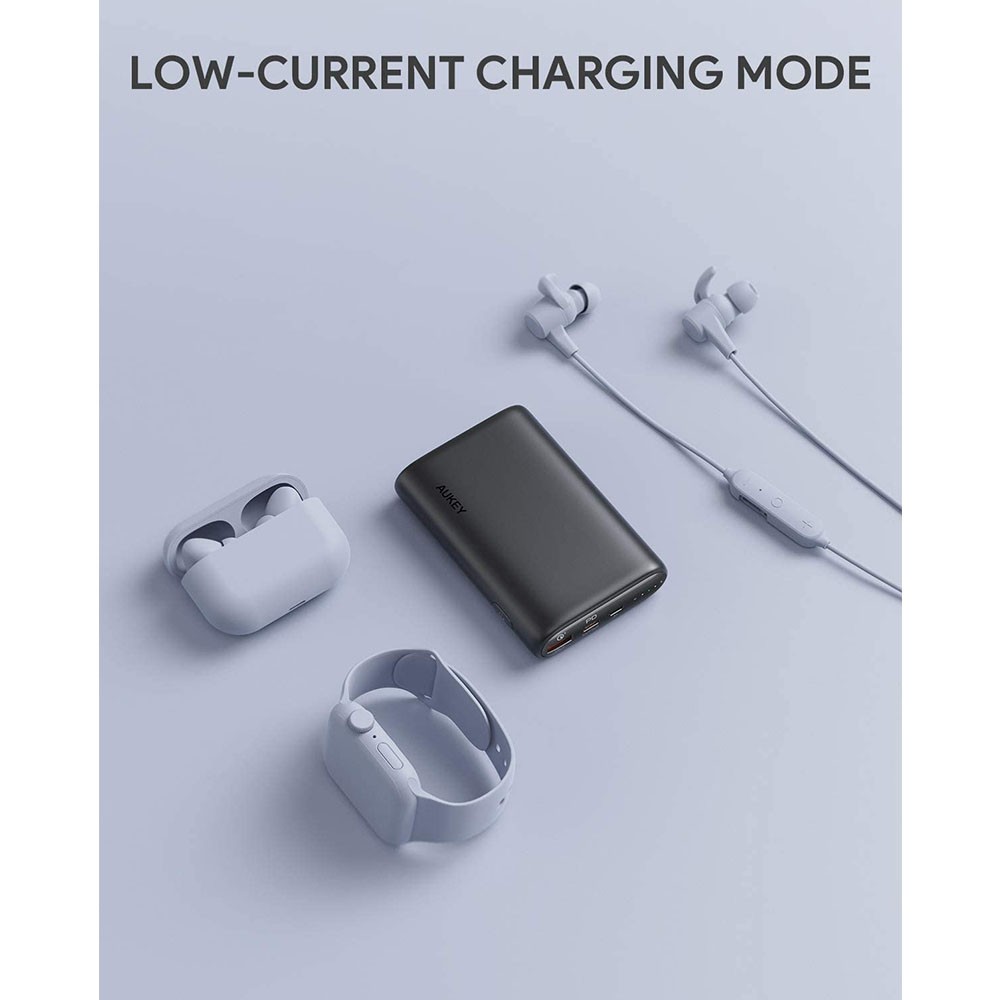 Pin Sạc Dự Phòng Aukey 15000mAh Lõi Tesla, Sạc Nhanh Quick Charge QC 3.0 & Power Delivery PD 18W PB-Y39