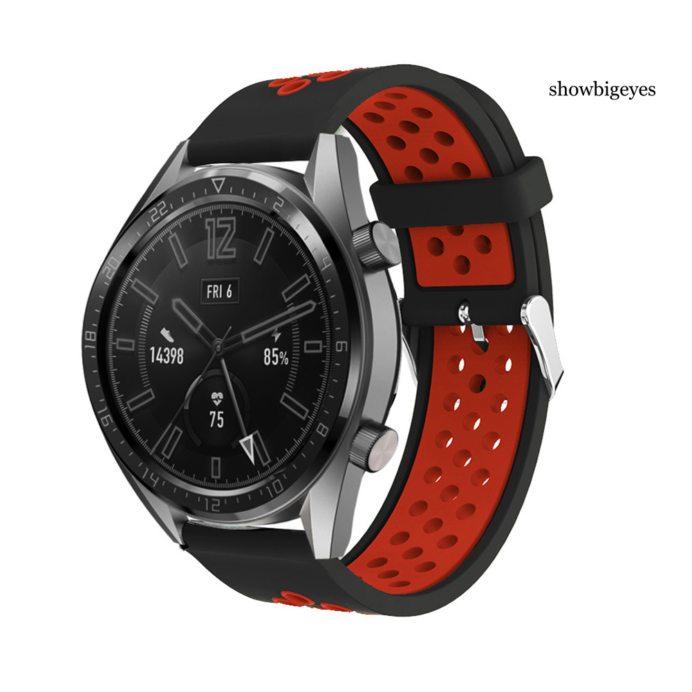 Dây Đeo Silicon 20 / 22mm Cho Đồng Hồ Samsung Galaxy Gear S3 42mm / 46mm Huawei Gt