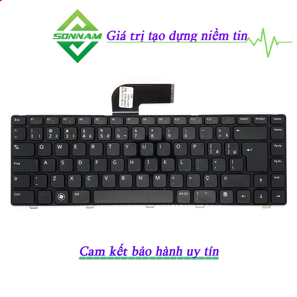 Bàn Phím Laptop Dell Inspiron N4110 N4050 15R N5050 - Bảo Hành Đổi Mới 9 Tháng