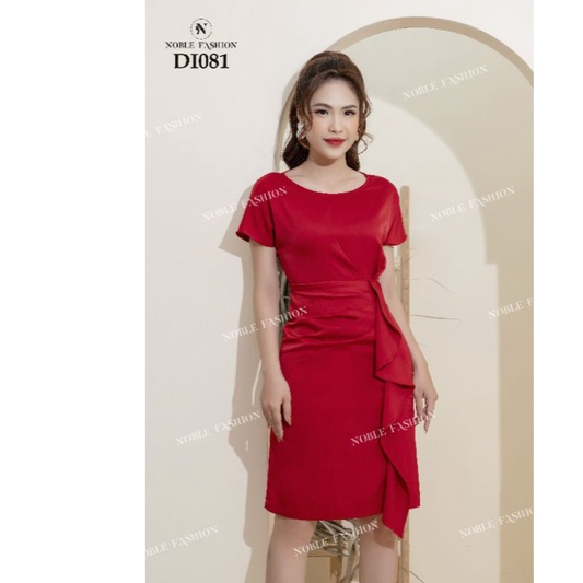 Đầm nữ thiết kế dáng ôm tay cánh dơi hai lớp.noble fashion Dl080