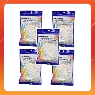 Okamura - Combo 10 gói - Tăm kẽ chỉ nha khoa chất lượng Nhật Bản