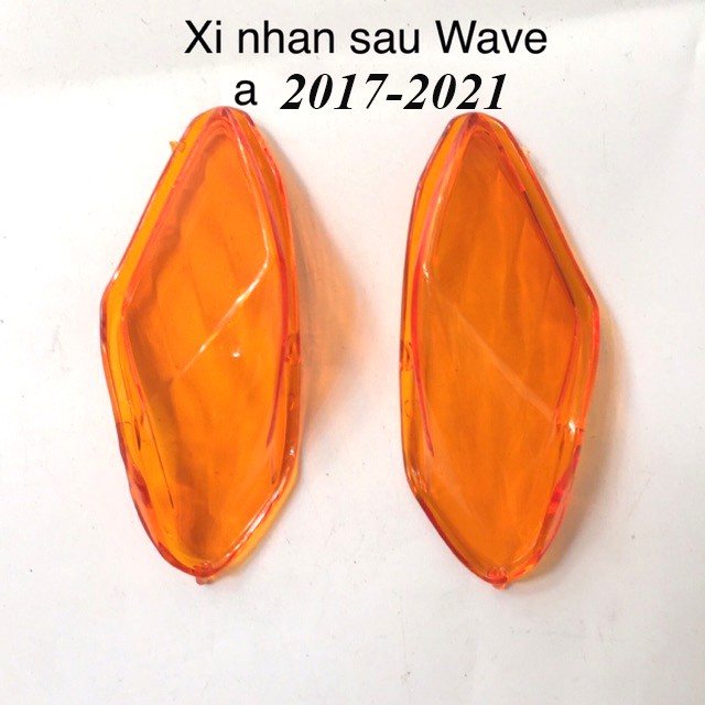 Ốp hậu trắng Wave 110 - Wave 100  kèm xi nhan cam trước và sau, giá rẻ, full bộ
