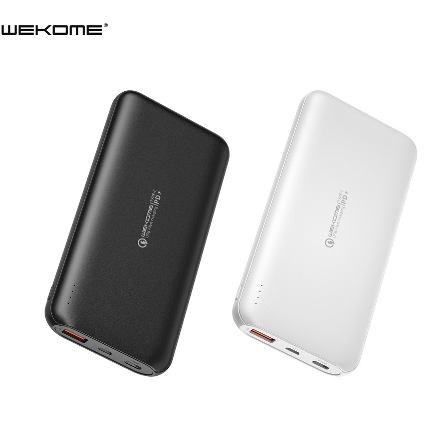 Sạc dự phòng WEKOME WP-187/WP-189 10000-20000 mAh tích hợp sạc nhanh PD20W