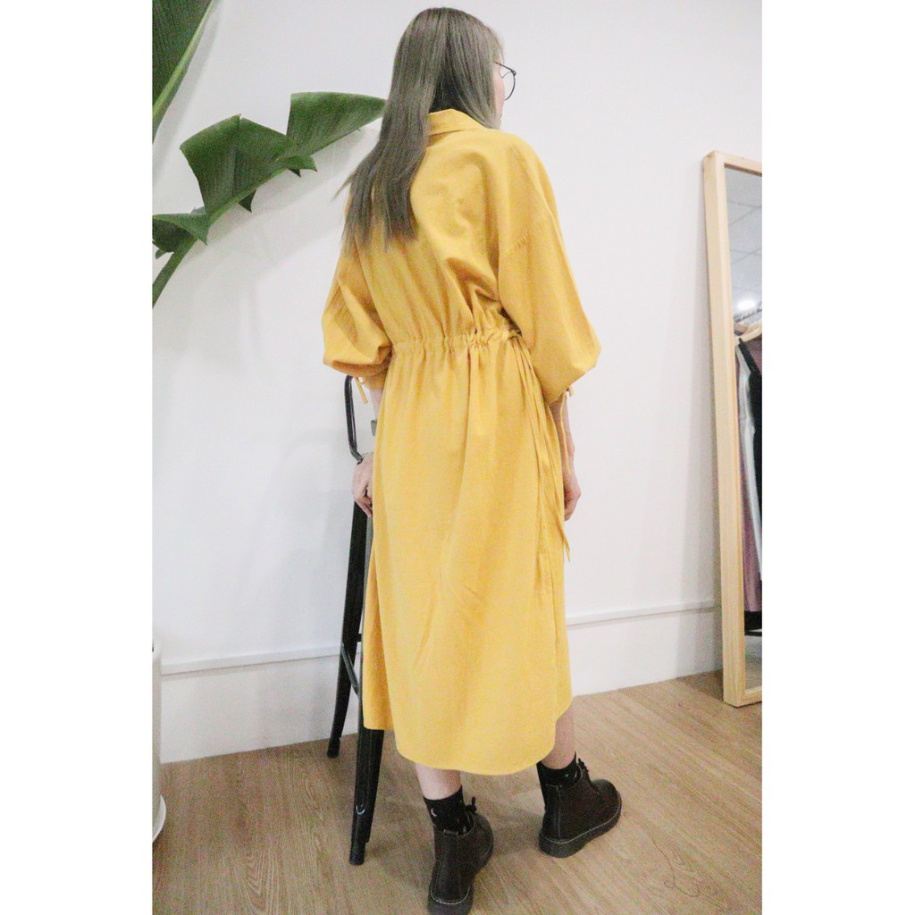 Đầm công sở rút dây eo DOKESI  - Margaret Dress