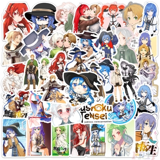 ❉ Mushoku Tensei: Hình Dán Trang Trí Hình Anime ❉ Bộ 50 Sticker Hỗn Hợp Hợp Thời Trang Dùng Để Trang Trí