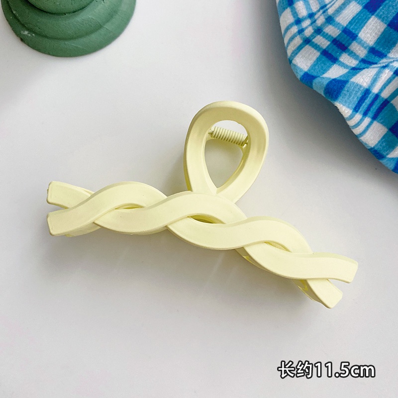 Kẹp Tóc Càng Cua Bằng Nhựa Phong Cách Retro Pháp Cổ Điển