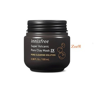 [Mẫu mới] Mặt Nạ Đất Sét Innisfree Super Volcanic Pore Clay Mask 2x
