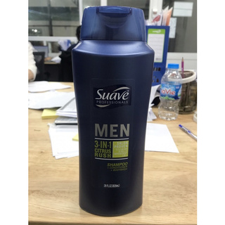 TẮM GỘI 3 in 1 SUAVE MEN 828ml