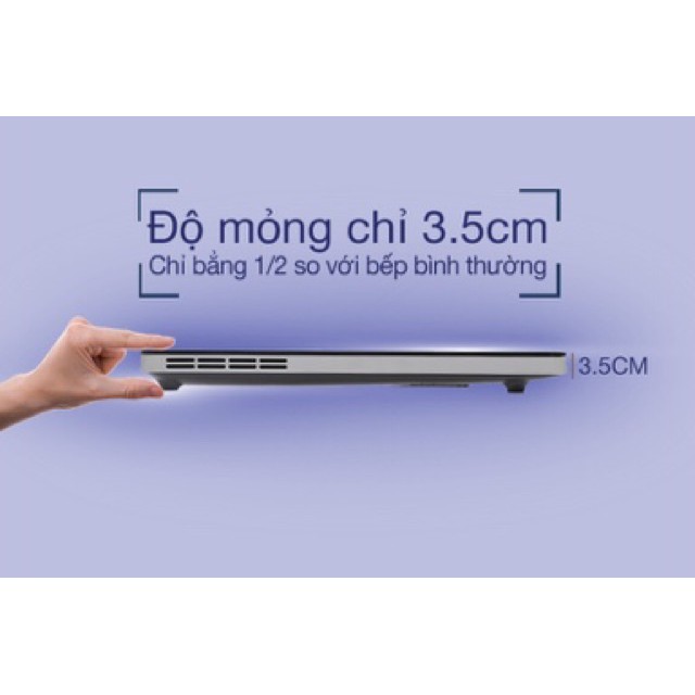 [Chính Hãng] Bếp Điện Từ Siêu Mỏng Midea MI-T2112DA