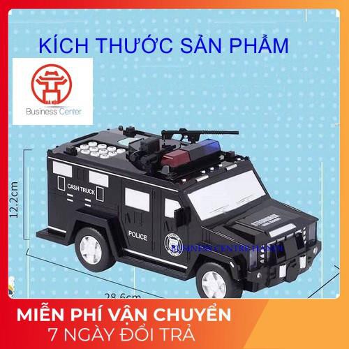 Két sắt mini mô hình ô tô cảnh sát bảo vệ bằng mật khẩu