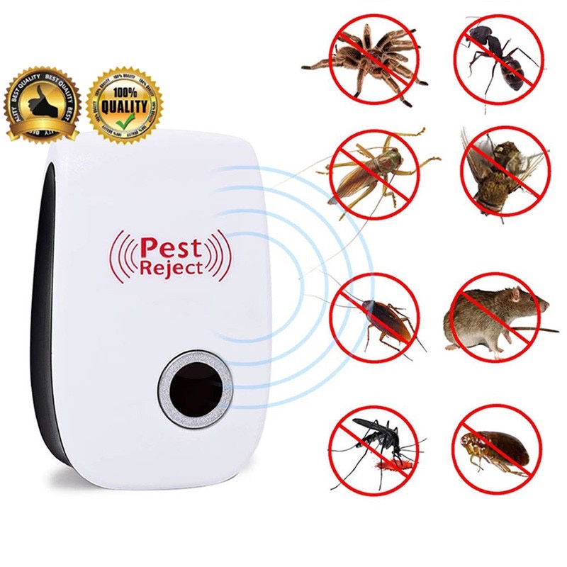 Máy Đuổi Chuột Gián Muỗi Côn Trùng Bằng Sóng Siêu Âm