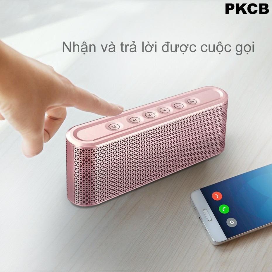 [Mã ELHACE giảm 4% đơn 300K] Loa Bluetooth PKCB X6 HIFI Cảm Ứng Hiện Đại Âm Thanh Chất Lượng Cao Cấp Đen Chính Hãng