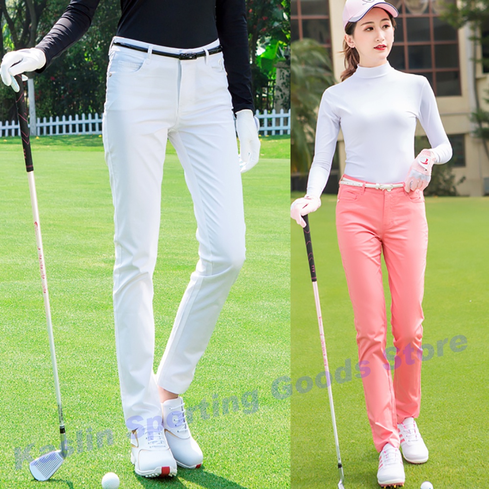 Ttygj Quần Dài Lưng Vừa Ôm Dáng Thời Trang Xuân Thu Chơi golf Cho Nữ