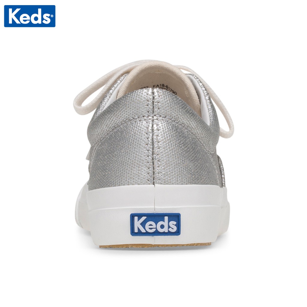 Giày Keds Nữ - Anchor Matte Brushed Canvas Silver - KD059233