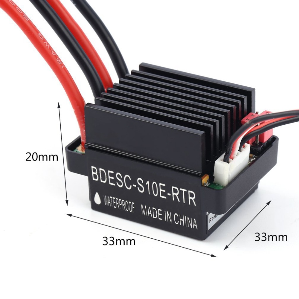 Bộ Điều Khiển Tốc Độ Động Cơ ESC 6-12V 320A Cho Tàu Thuyền Điều Khiển Từ Xa Kèm Bộ Điều Khiển Từ Xa 2A BEc