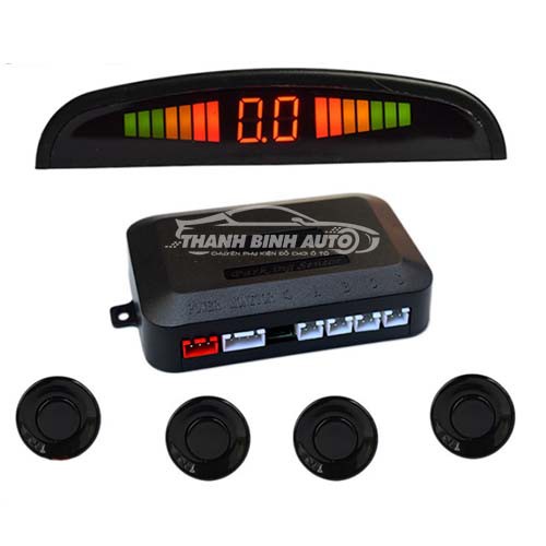 Máy Cảm Biến Lùi De 4 Mắt Cảnh Báo Va Chạm Lùi Xe An Toàn - Thanh Bình Auto