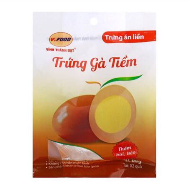 Trứng gà tiềm ăn liền V.Food 80g