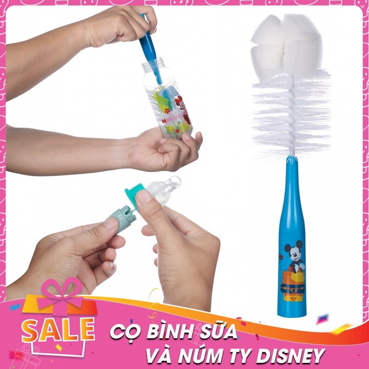 (Made in Thailand) Cọ rửa bình sữa và núm ti Disney DN80513