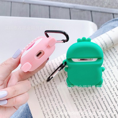 Vỏ ốp case bảo vệ bao đựng cho airpods tai nghe không dây bluetooth chống va đập chày xước dễ thương