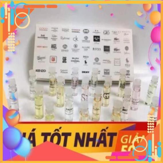 (XẢ SỐC) Sét 20 Chai Nước Hoa Mẫu Thử - nước hoa mini nhiều hương thơm cao cấp | Thế Giới Skin Care