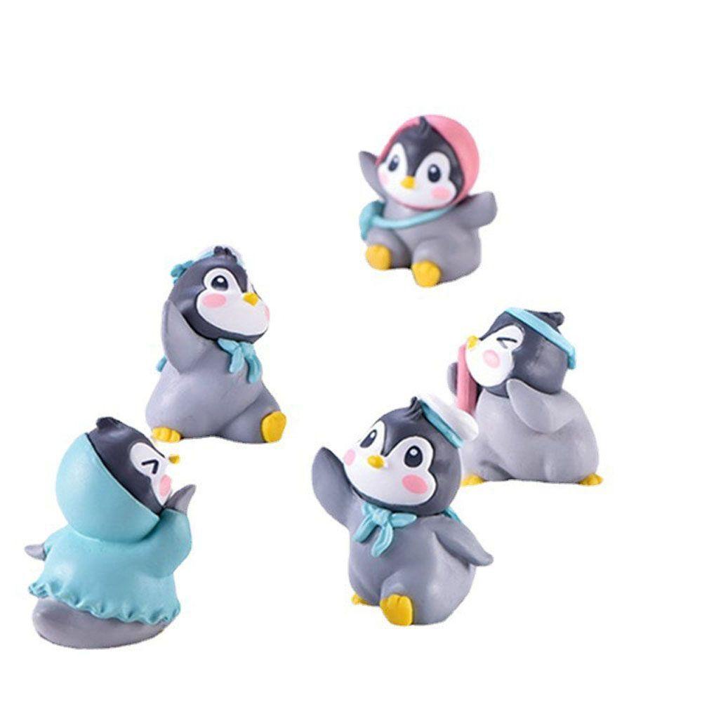 Bộ 6 Mô Hình Chim Cánh Cụt Mini Bằng PVC Dành Cho Trang Trí
