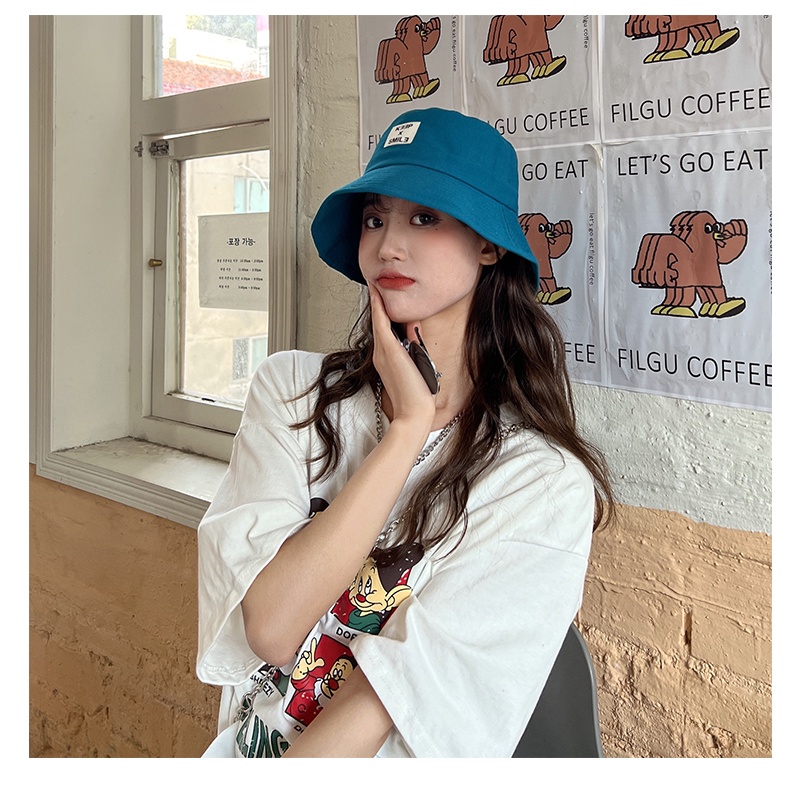 Nón Bucket Che Nắng Vành Rộng Che Nắng Màu Be Dễ Phối Đồ Thời Trang Xuân Hè Phong Cách Hàn Quốc Cho Nữ