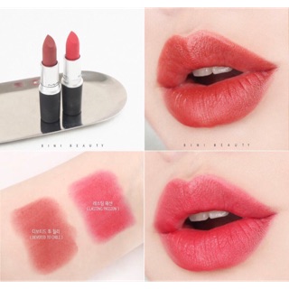 Son Mac Powder Kiss và Son Mac thường