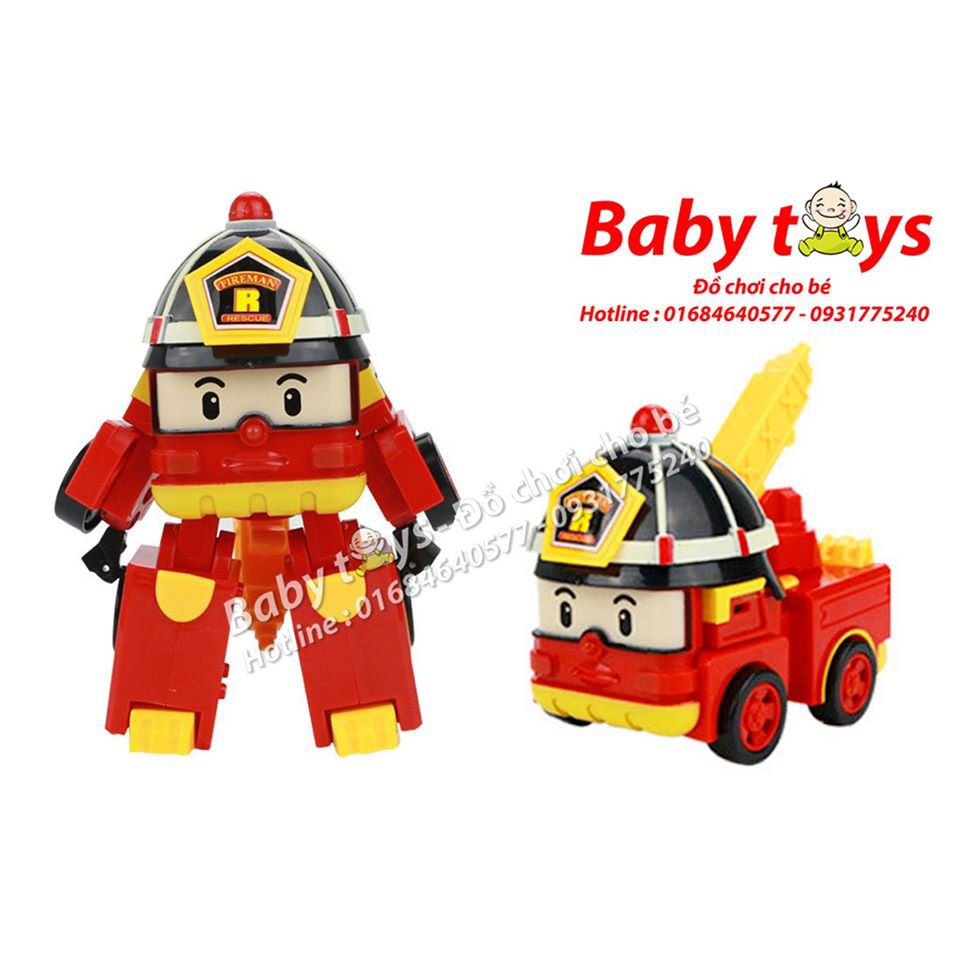 Xe Biến Hình Robot Robocar Poli 83168-6: Loại 1 (Loại lớn) #Poli #Policar #Robocar