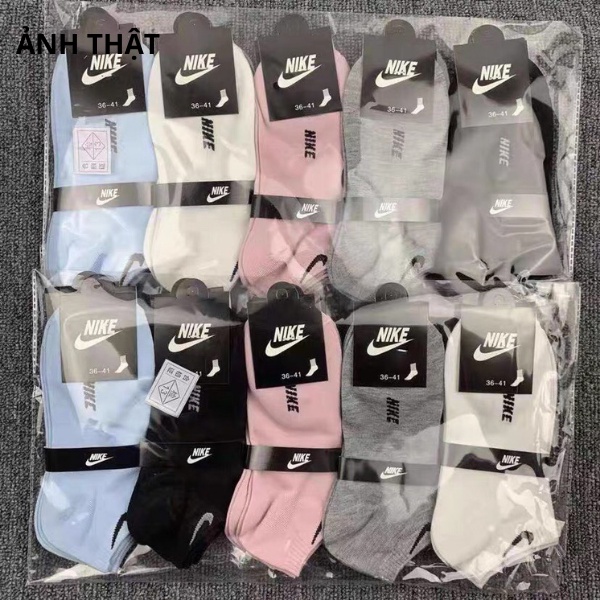Tất nike cổ ngắn nhiều màu
