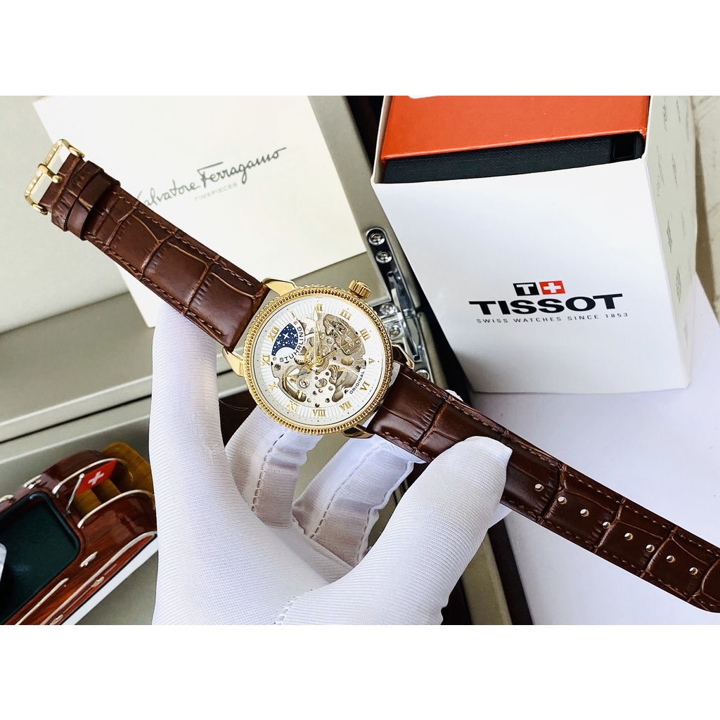 Đồng hồ nam dây da STUHRLING MEN WATCH M13838 AUTOAMTIC