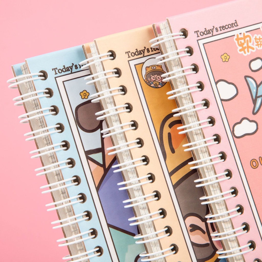 Sổ tay ô li - chuyên dùng trang trí bullet journal - Ammy và Tiểu Thố - 170mm x170mm