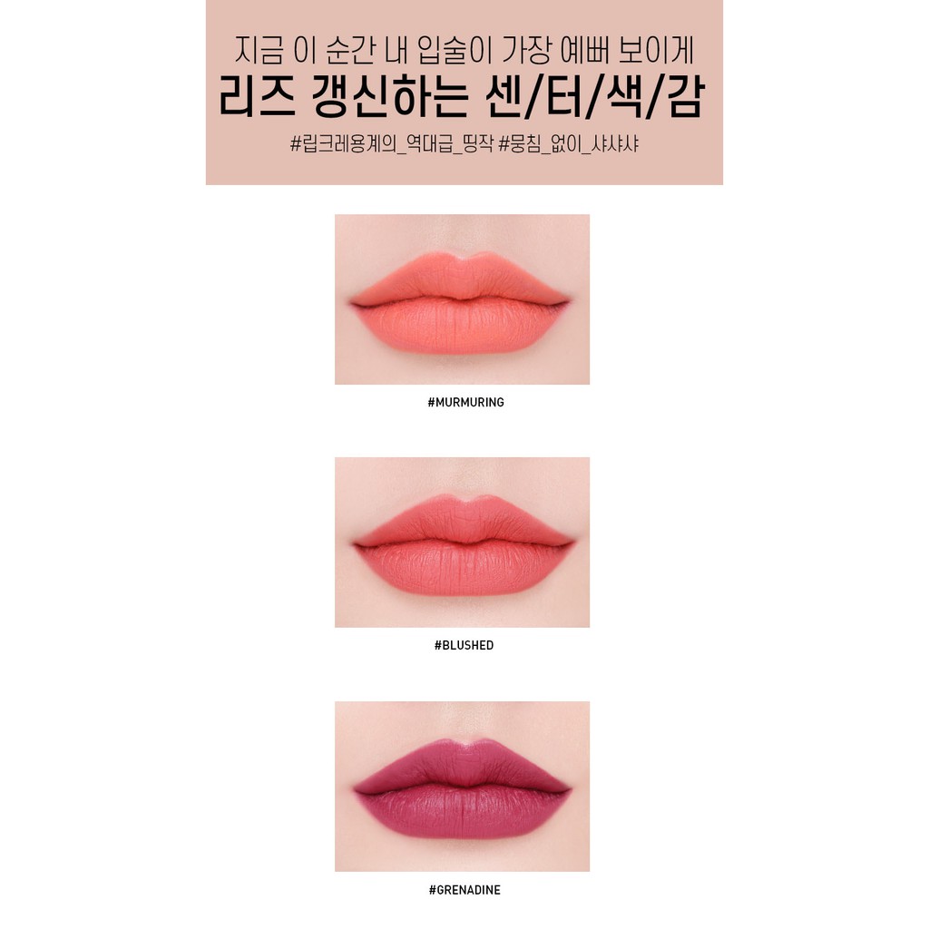 Son Bút Chì Lì 3CE Maison Kitsune Velvet Lip Crayon