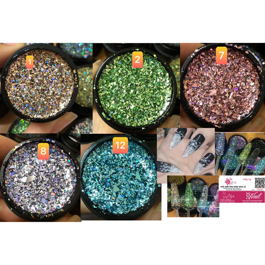 Gel Nhũ Khổng Tước Siêu Sang Trang Trí Móng Cực Chất - Lẻ 1 Hũ