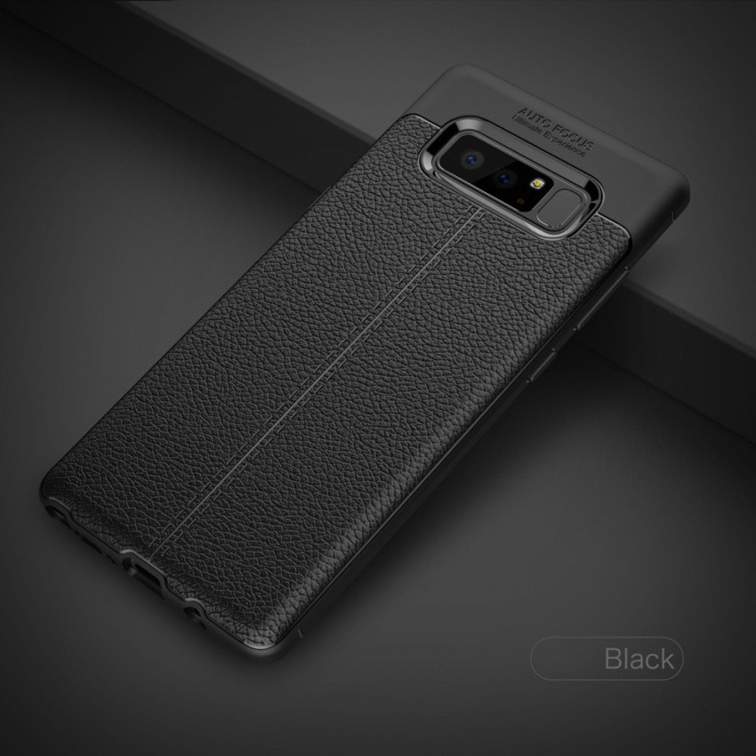 Ốp lưng Samsung Galaxy Note 8 vân da cao cấp Auto Focus